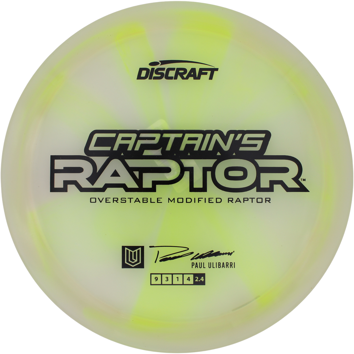 Discraft Captain's Raptor Z Swirl - 2025 Paul Ulibarri Tour Series
