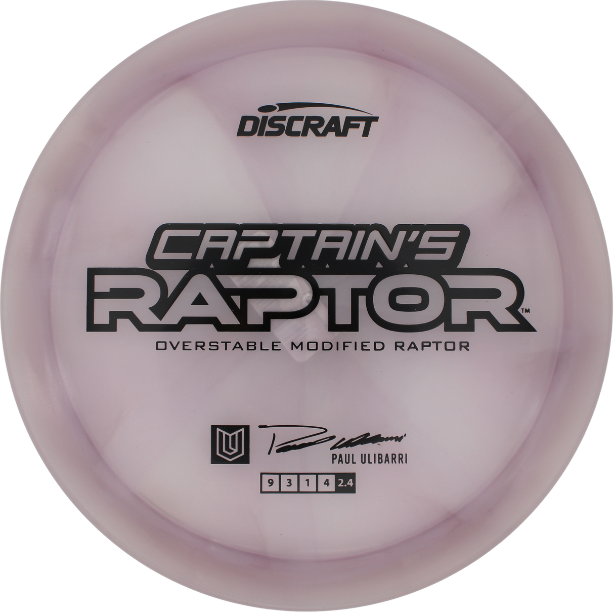 Discraft Captain's Raptor Z Swirl - 2025 Paul Ulibarri Tour Series
