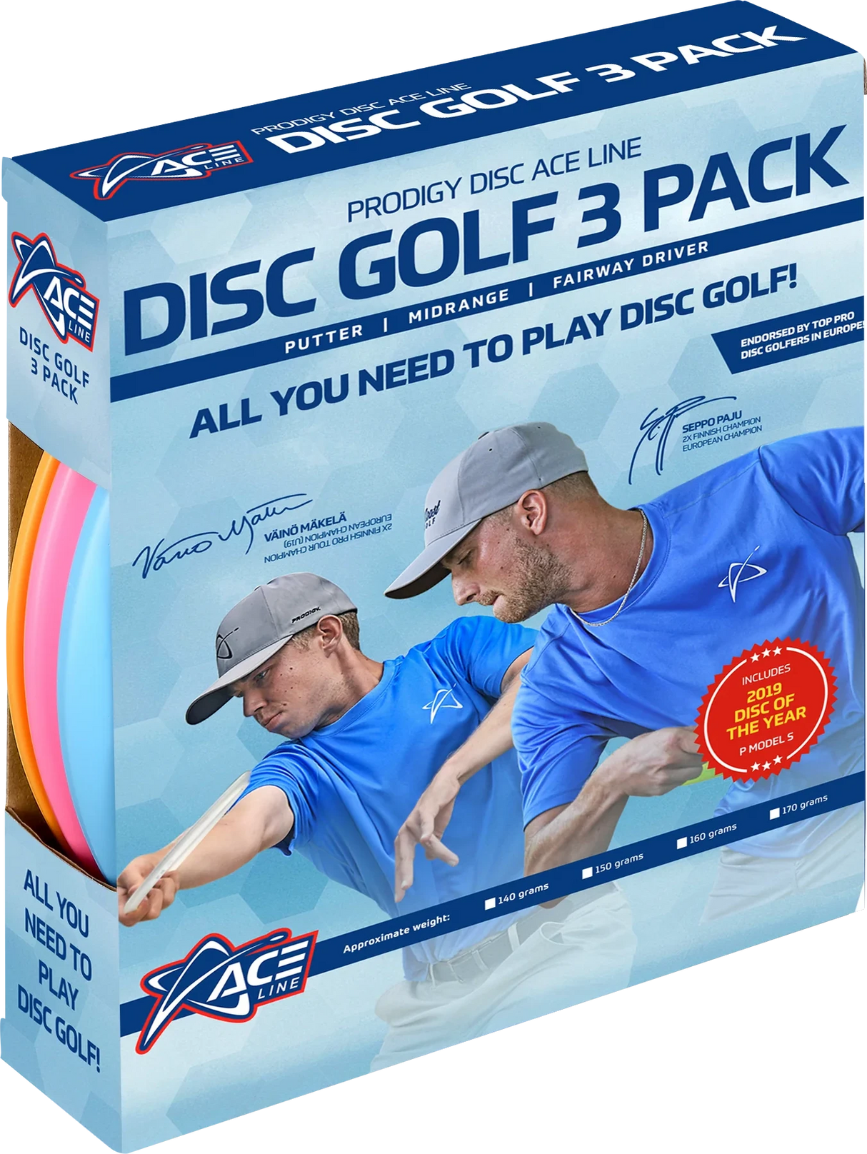 ACE Line Disc Golf 3 Pack