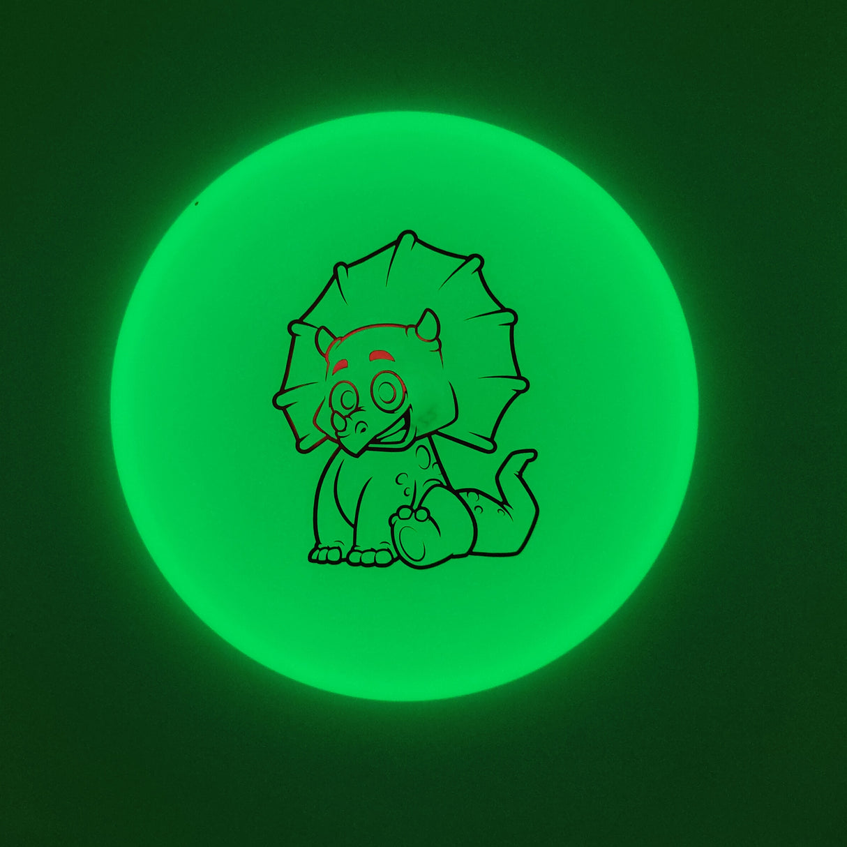 Dino Discs Triceraptos Egg Shell Glow