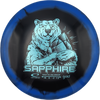 Latitude 64° Sapphire Gold Orbit Inverted Stamp