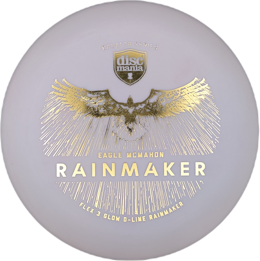 Discmania Rainmaker D-Line Glow Flex 3 Eagle McMahon Creator Series (Gebraucht: Zustand 8)