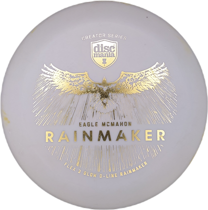 Discmania Rainmaker D-Line Glow Flex 3 Eagle McMahon Creator Series (Gebraucht: Zustand 6)