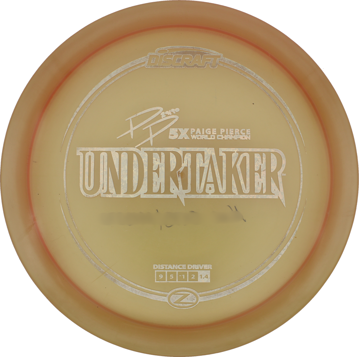 Discraft Undertaker - 5x Word Champion Paige Pierce | Z | Gebraucht: Zustand 7 |