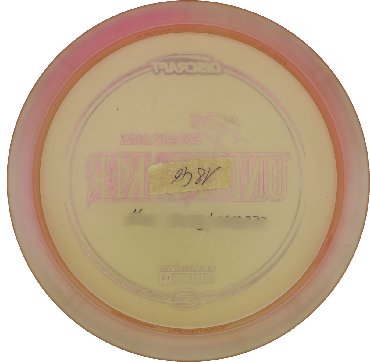 Discraft Undertaker - 5x Word Champion Paige Pierce | Z | Gebraucht: Zustand 7 |