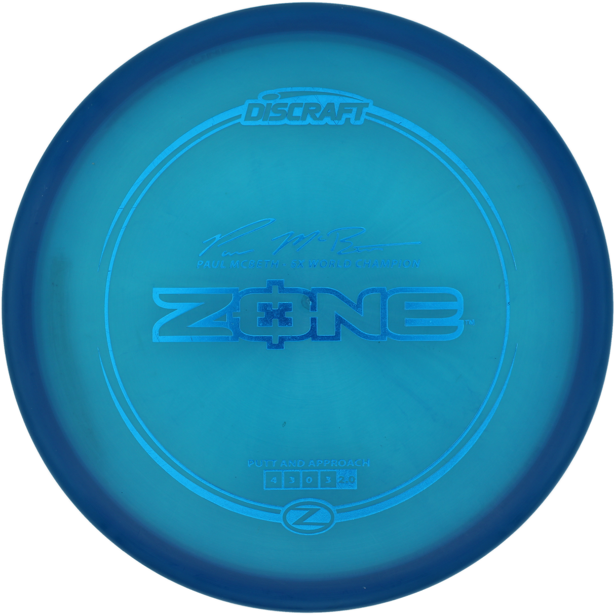 Discraft Zone - Paul McBeth 6x World Champion | Z | Gebraucht: Zustand 7 |