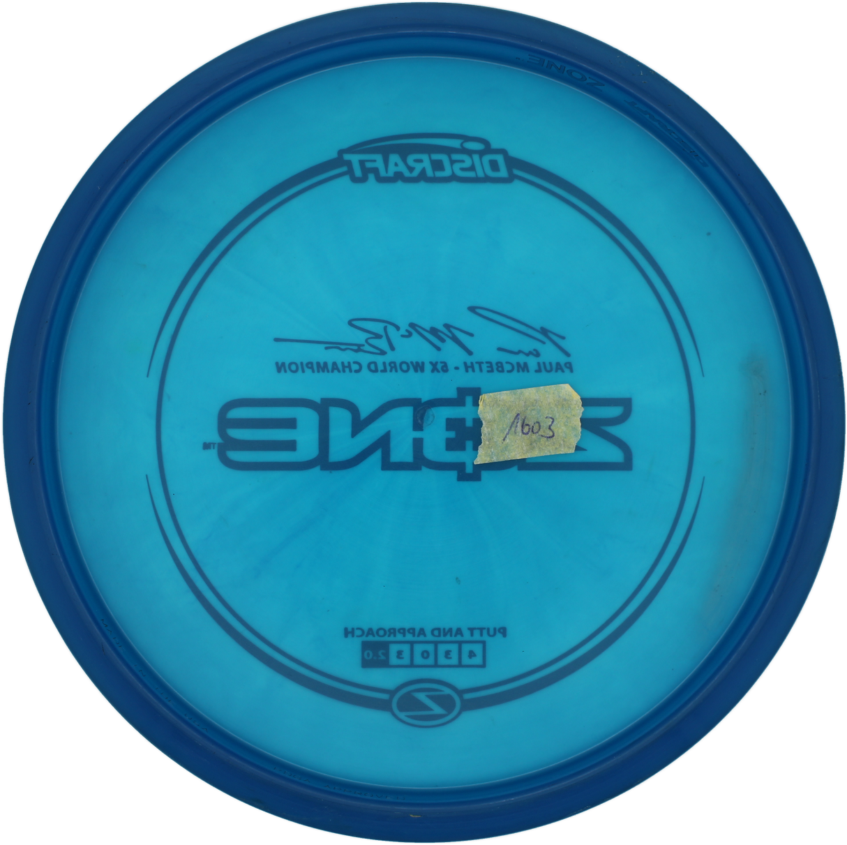 Discraft Zone - Paul McBeth 6x World Champion | Z | Gebraucht: Zustand 7 |