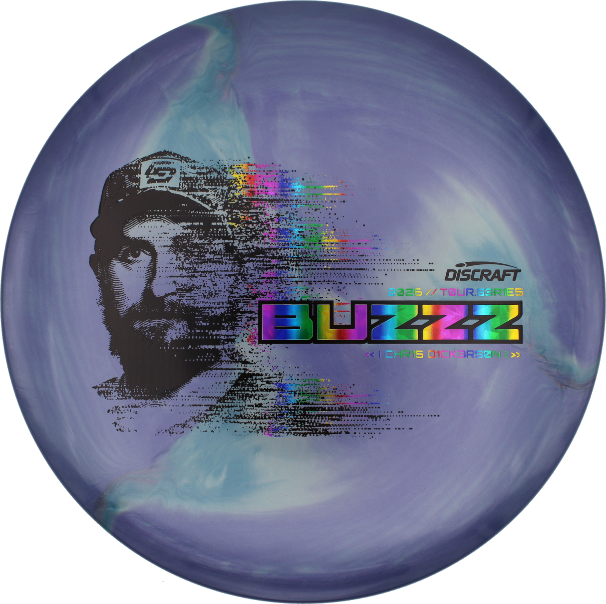 Discraft Buzzz - Chris Dickerson 2026 Tour Series | Titanium Big Z Swirl