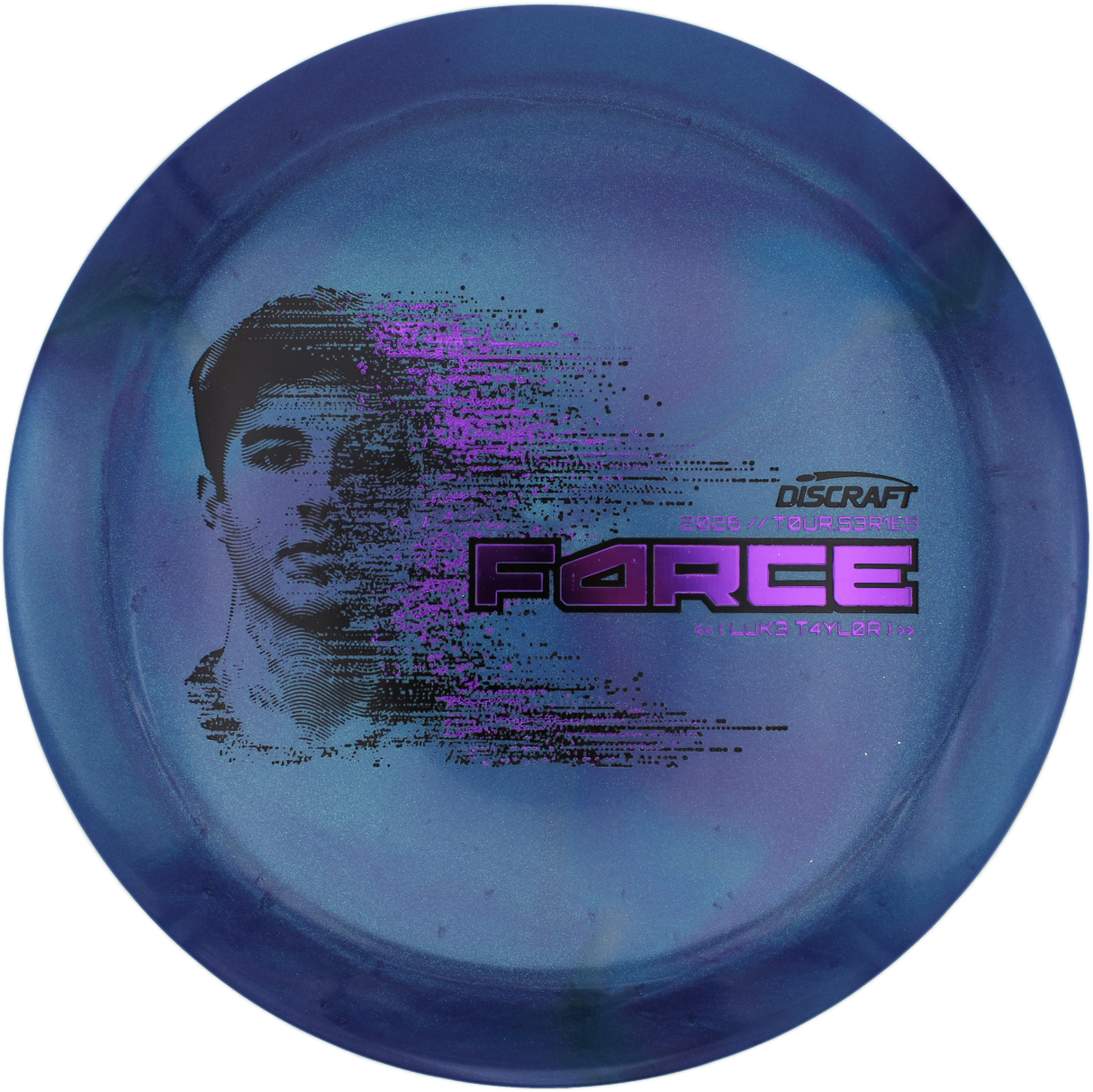 Discraft Force - Luke Taylor 2026 Tour Series | Titanium Big Z Swirl