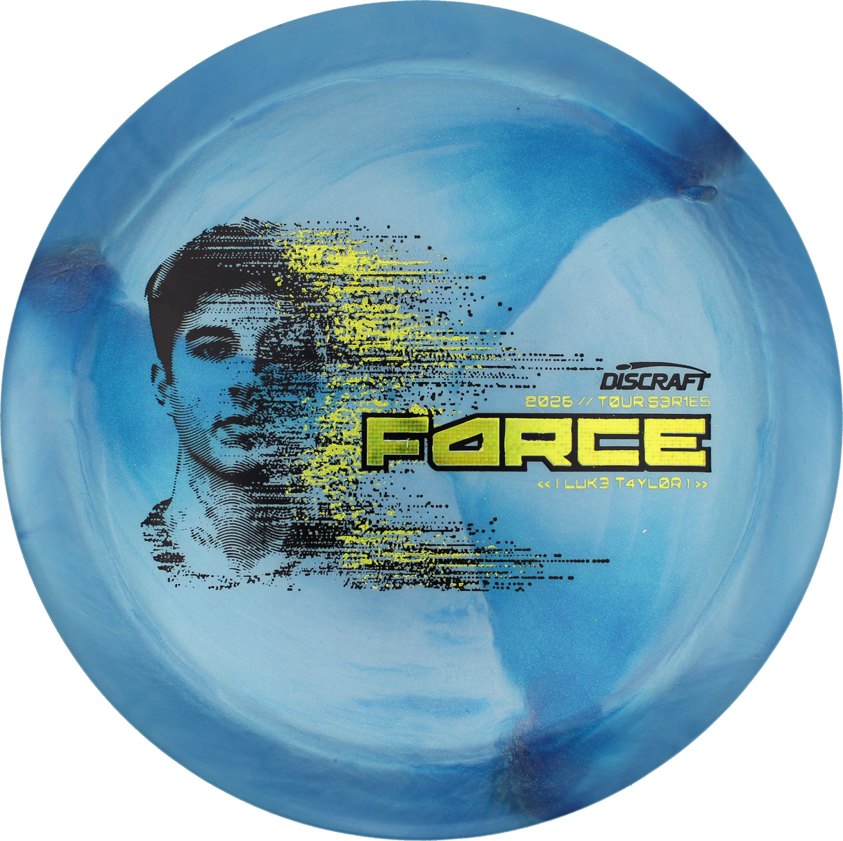 Discraft Force - Luke Taylor 2026 Tour Series | Titanium Big Z Swirl