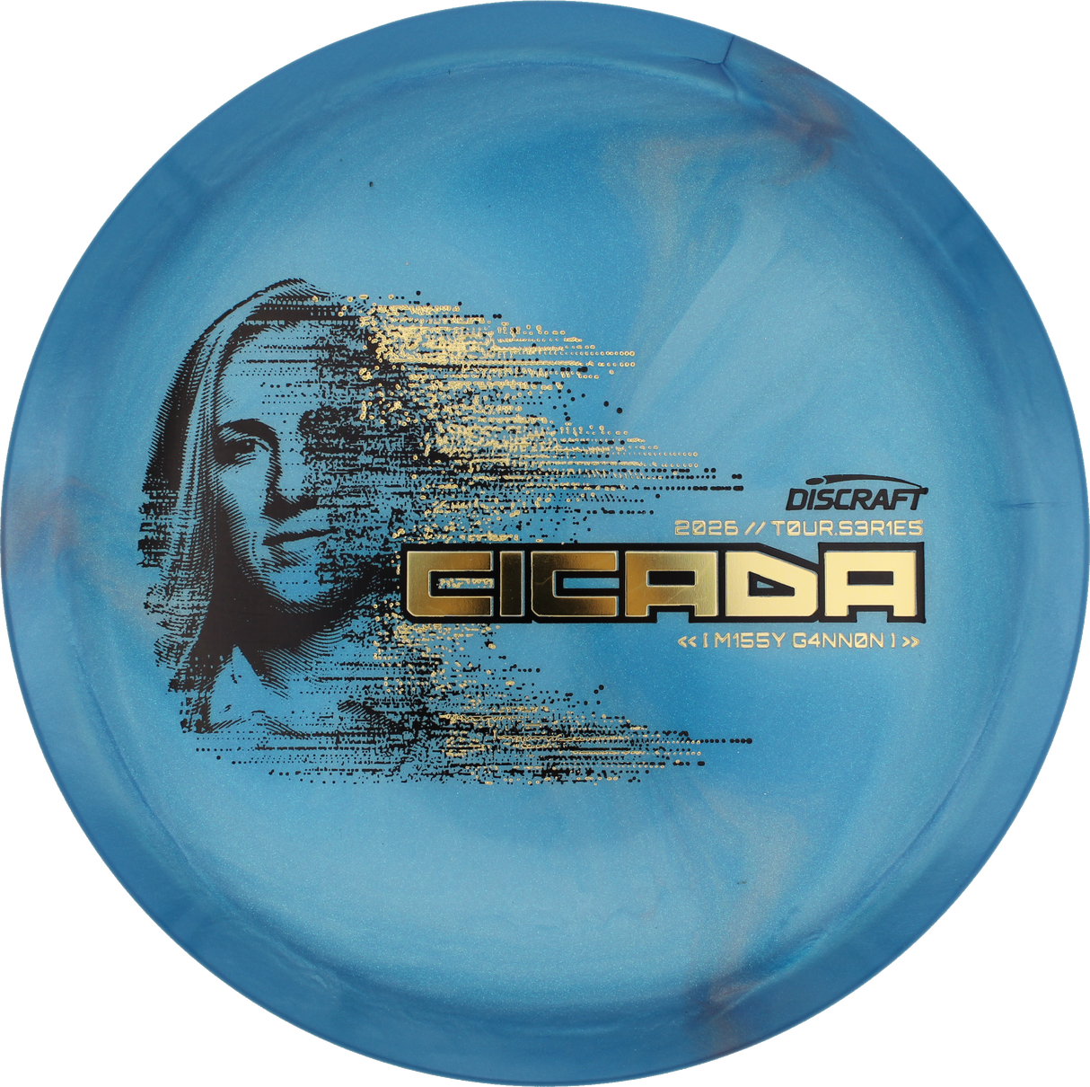 Discraft Cicada - Missy Gannon 2026 Tour Series | Titanium Big Z Swirl