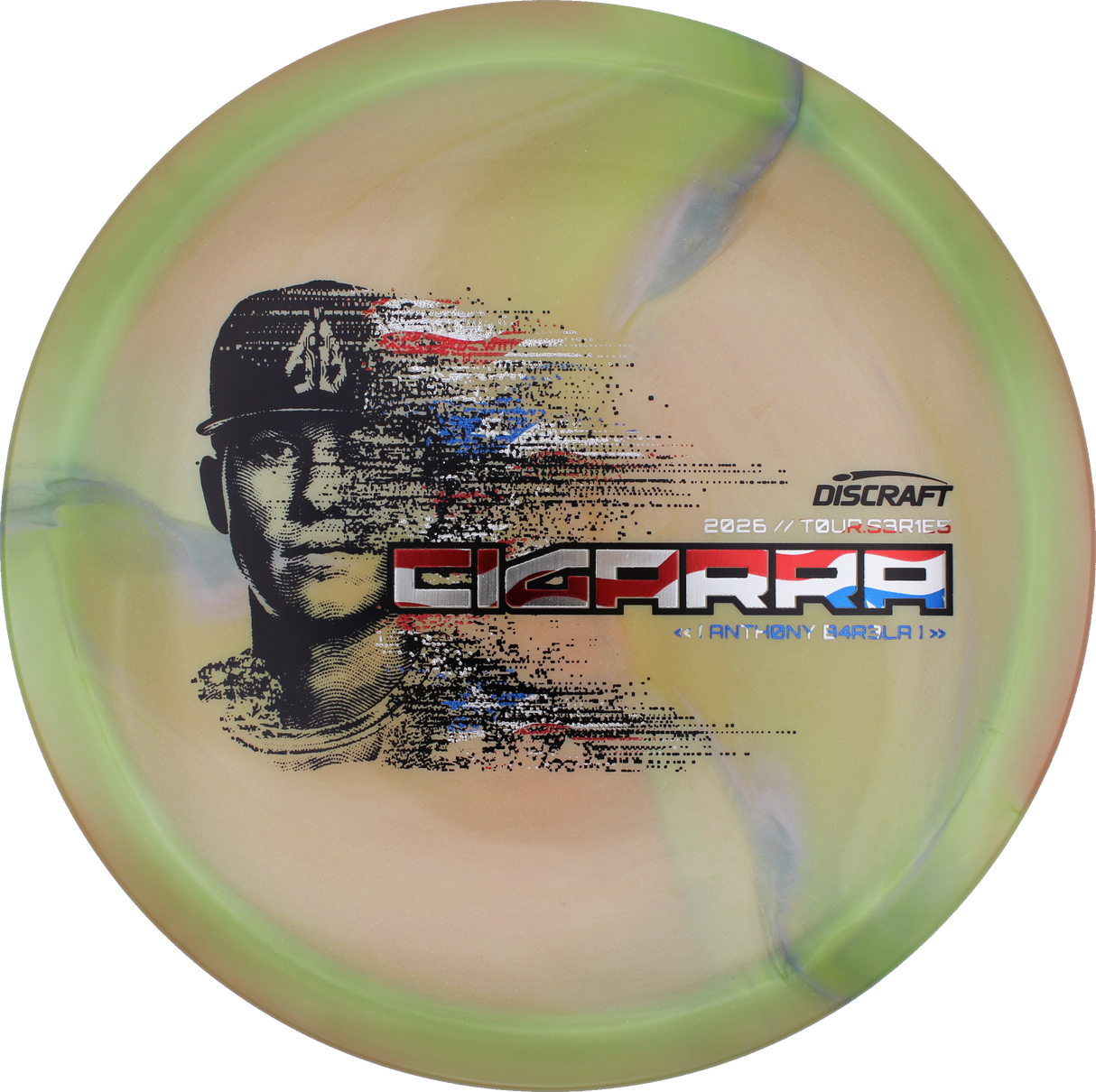 Discraft Cigarra  - Anthony Barela 2026 Tour Series | Titanium Big Z Swirl
