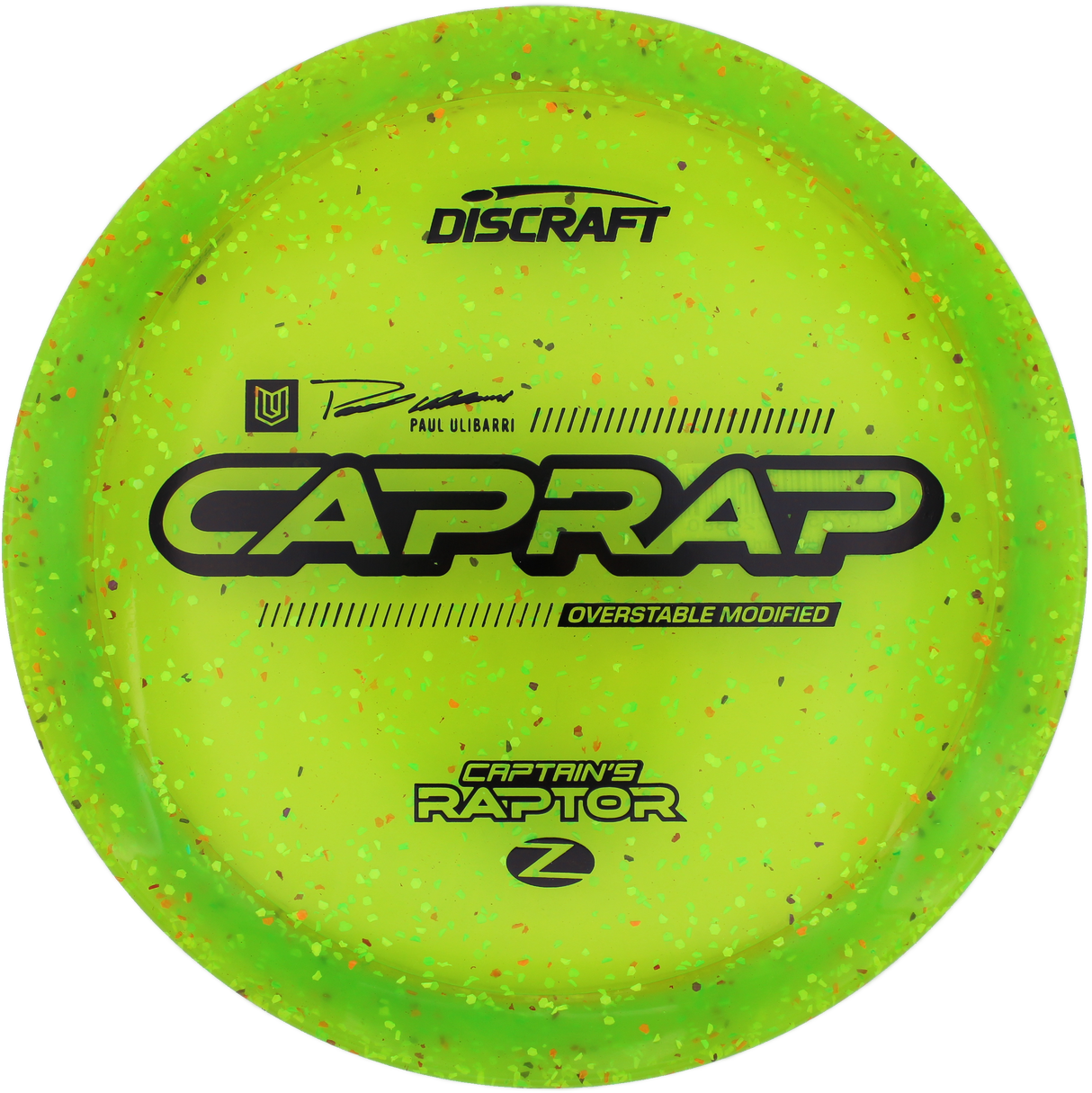 Discraft Captain's Raptor - Paul Ulibarri 2026 Tour Series | Z Confetti