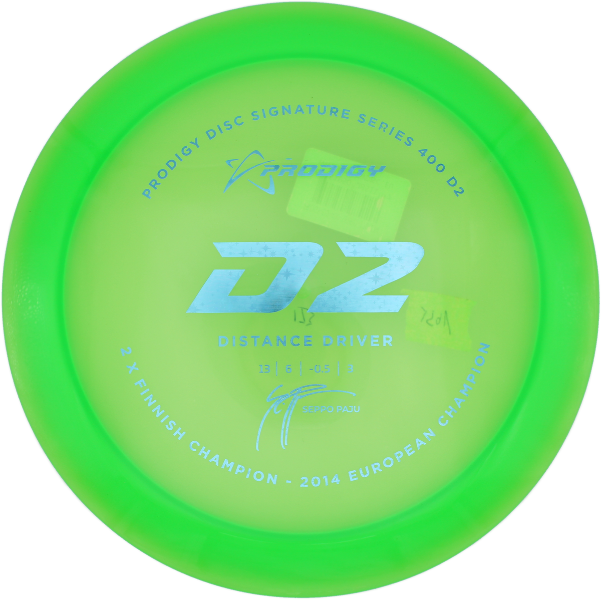 Prodigy Disc D2 - Seppo Paju 2x Finnish Champion | 400 | Gebraucht: Zustand 10 |